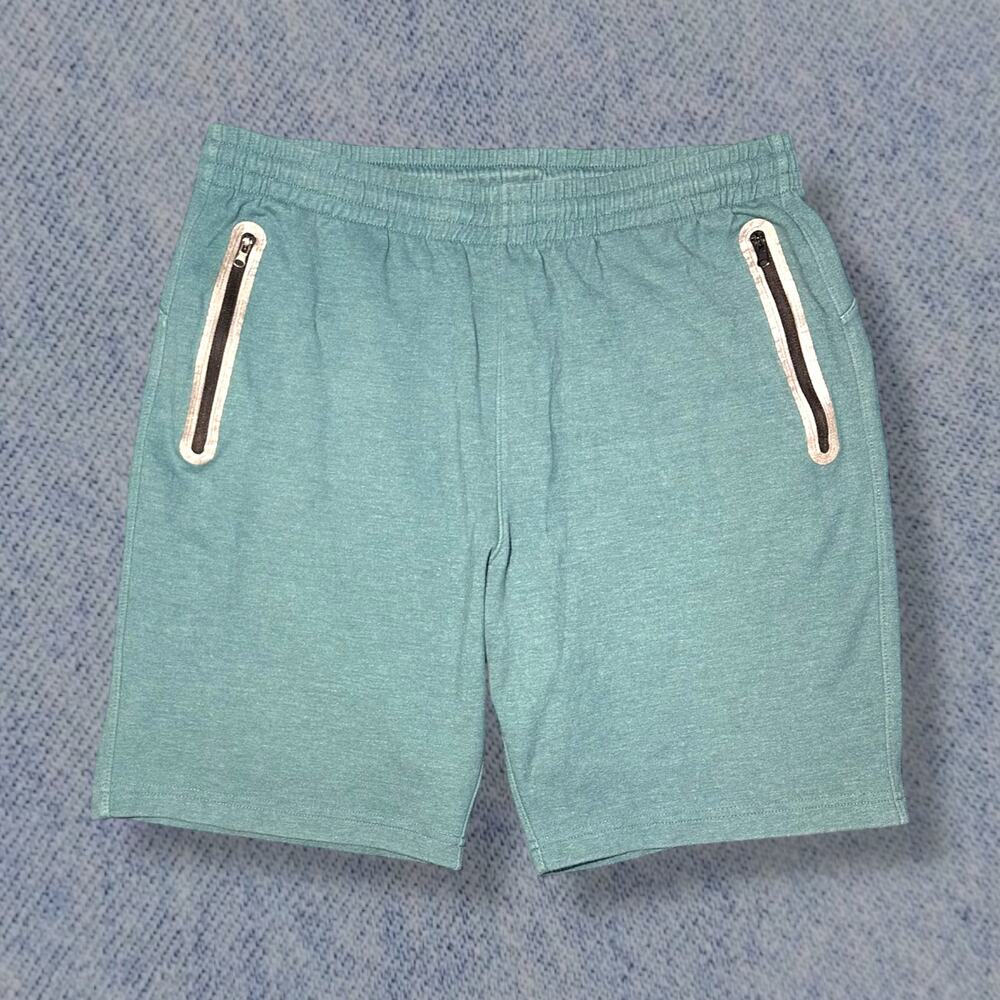 Old Navy Active Dynamic Fleece Men’s Teal Blue Shorts – Size Large - Picture 1 of 5